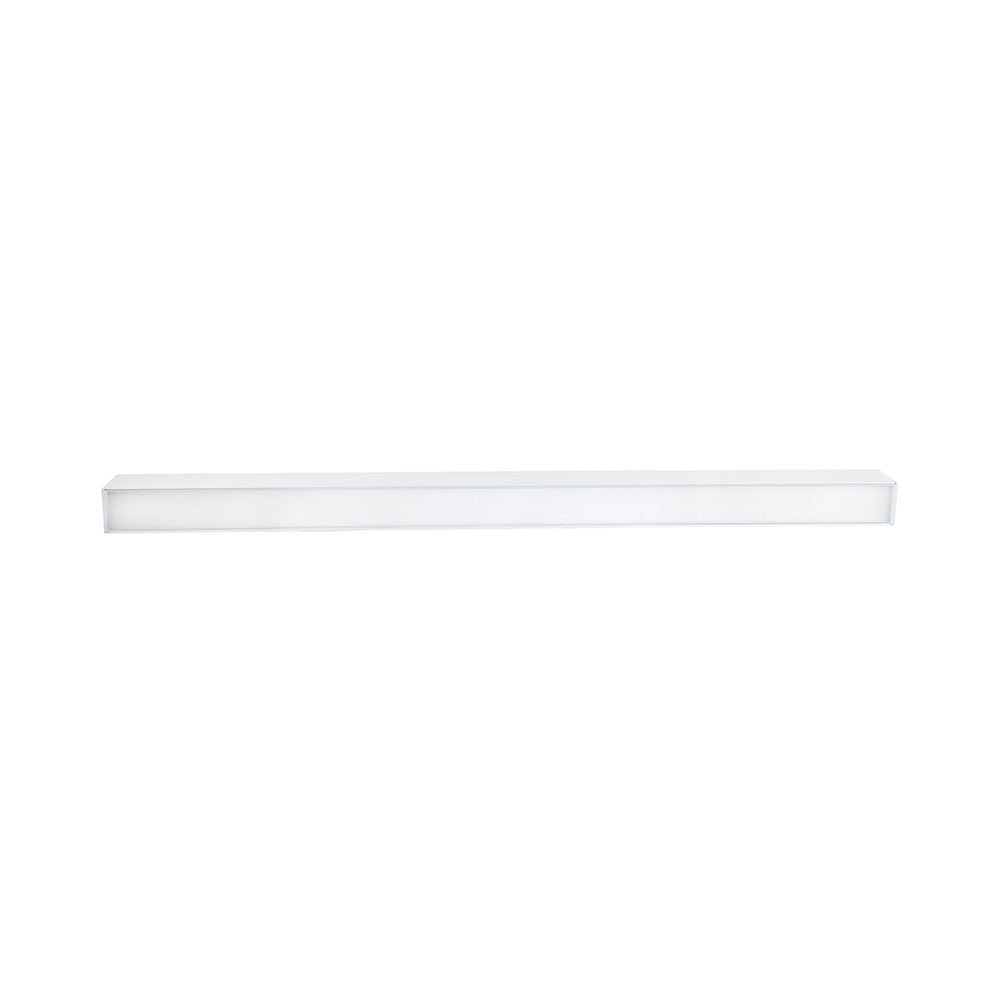 4ft LED Strip Light Fixture, 4550 Down light Lumens, 1950 Up Light Lumens, 50 Watts, 30K/40K/50K, 120-277V - Bees Lighting