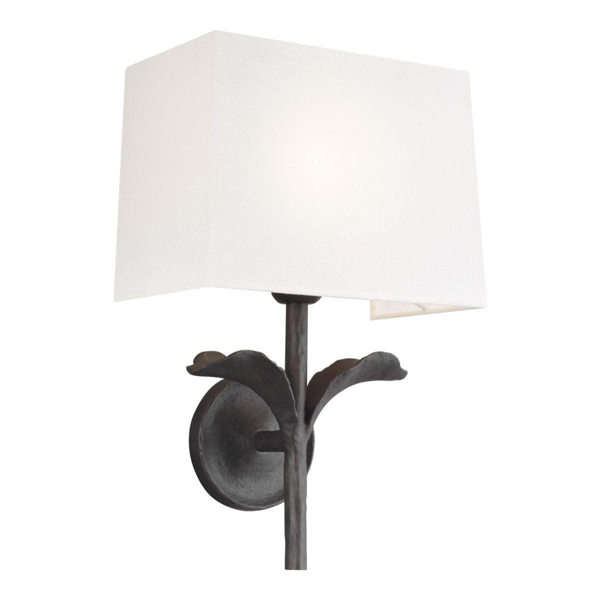 Georgia 17 in. Armed Sconce Black Finish - Bees Lighting