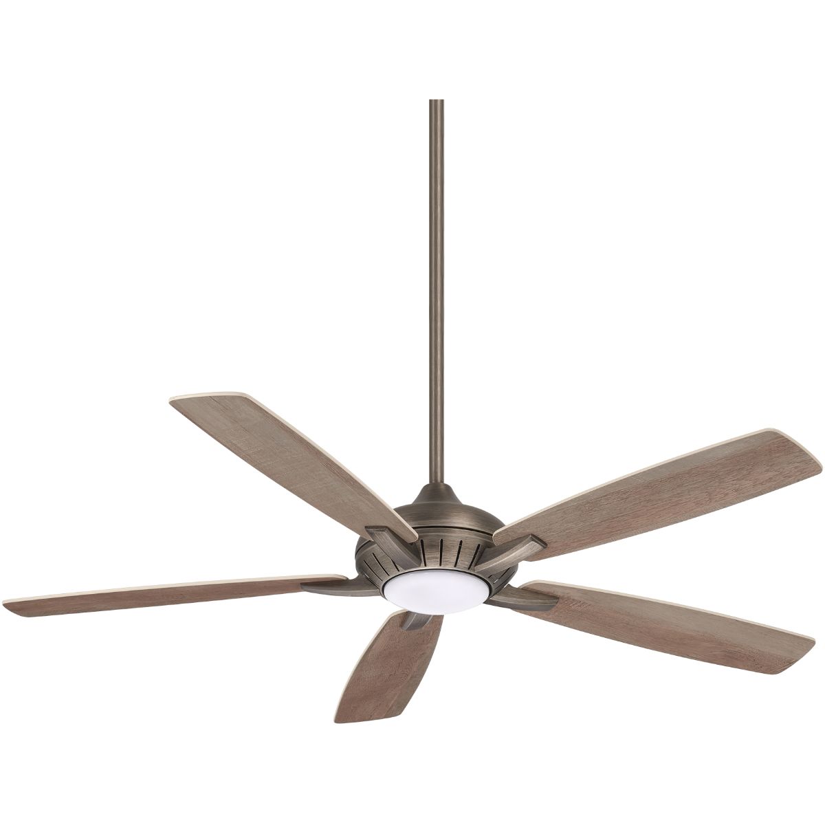 Dyno XL LED 60" Heirloom Bronze Ceiling Fan with Remote, Barnwood Blades - Bees Lighting