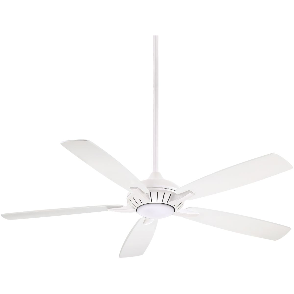 Dyno XL LED 60" White Smart Ceiling Fan with Remote - Bees Lighting