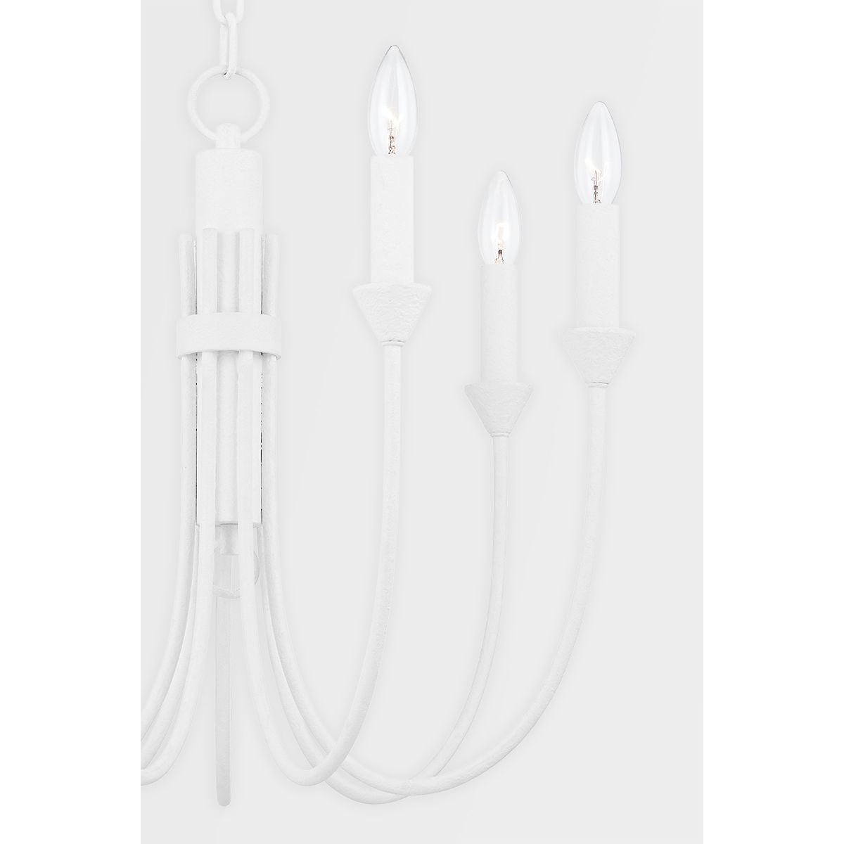 Cate 7 Lights Chandelier White finish - Bees Lighting