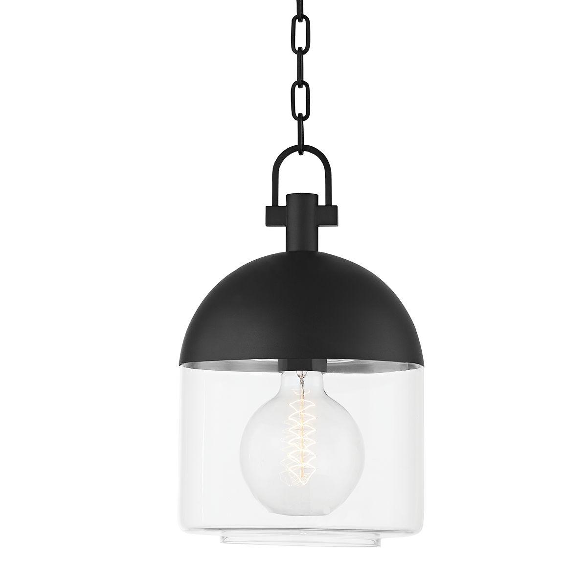 ZEPHYR 10 in. Outdoor Pendant Light Textured Black finish