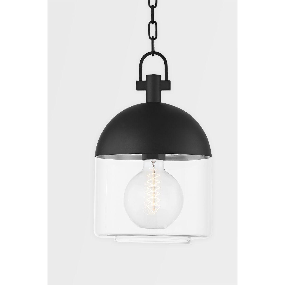 ZEPHYR 10 in. Outdoor Pendant Light Textured Black finish