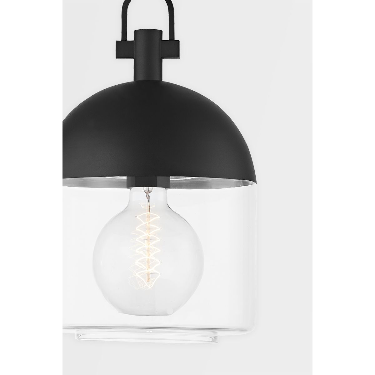 ZEPHYR 10 in. Outdoor Pendant Light Textured Black finish - Bees Lighting