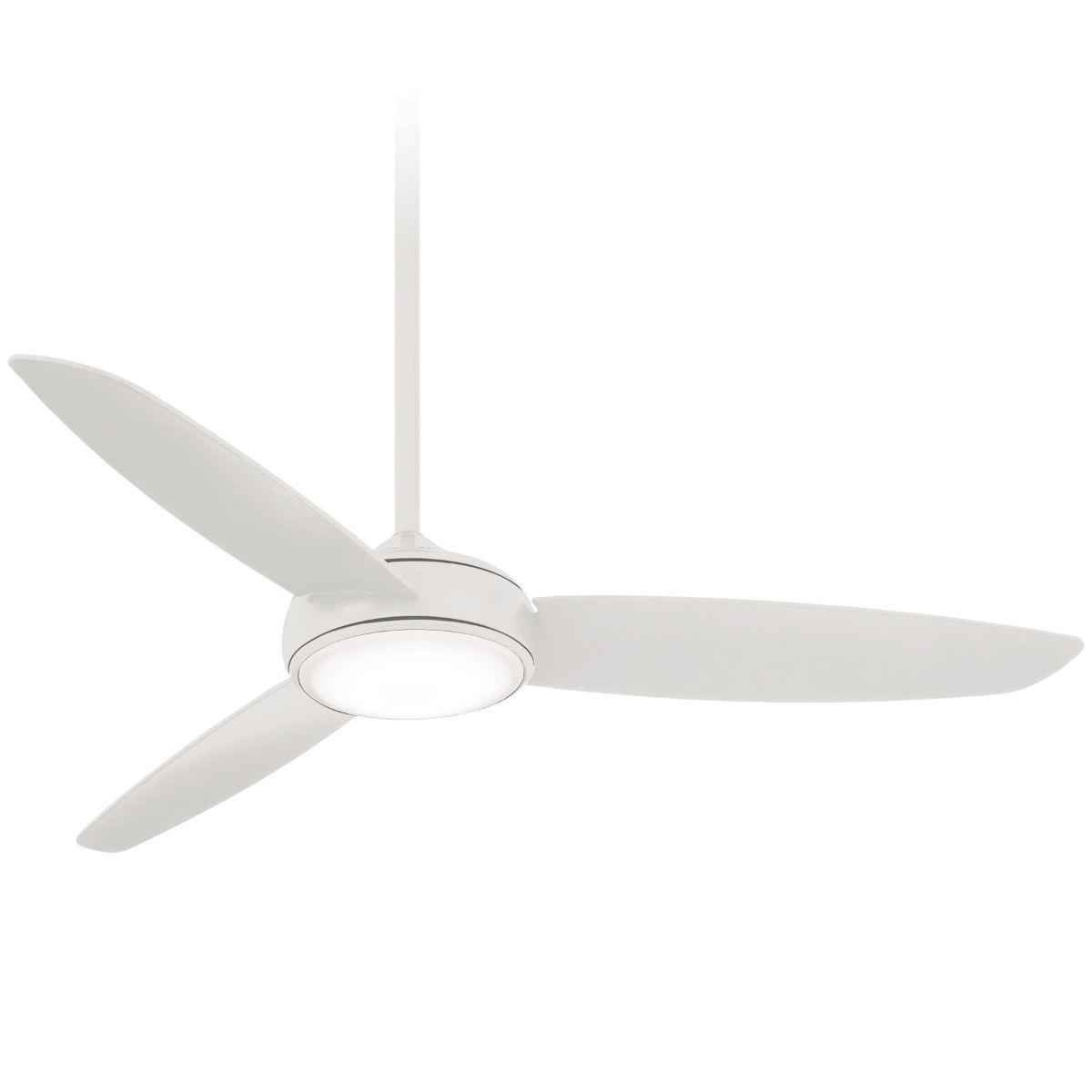 Concept IV 54 Inch Outdoor Smart Ceiling Fan With Light And Remote, Marine Grade - Bees Lighting