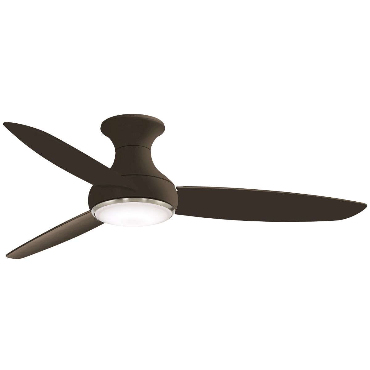Concept III 54" Bronze Outdoor Hugger LED Smart Ceiling Fan - Bees Lighting