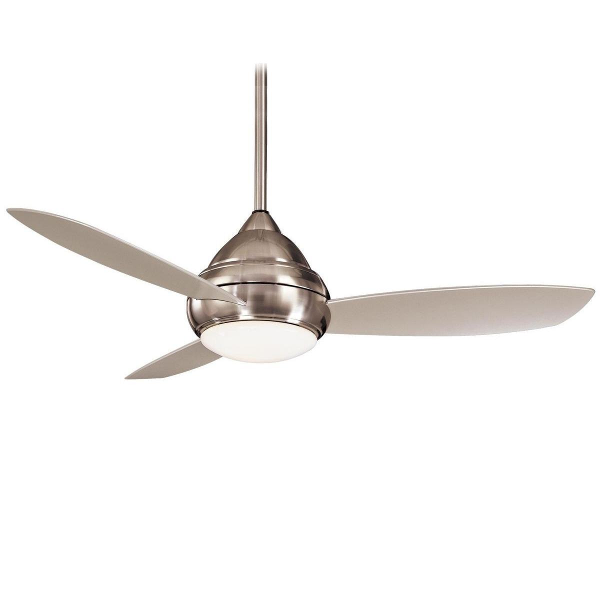 Concept I 52 Inch Modern Outdoor Ceiling Fan With Light And Wall Control, Marine Grade