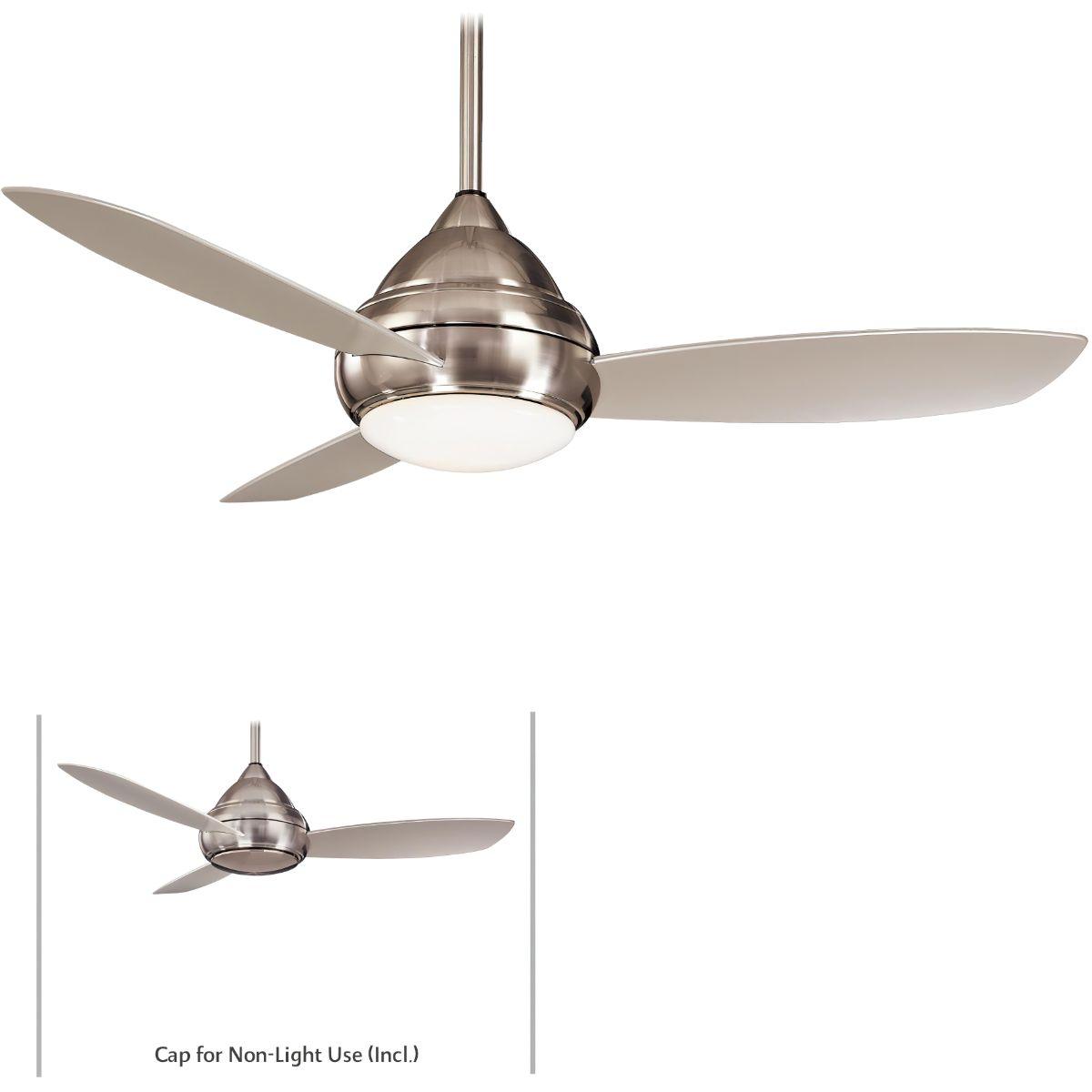 Concept I 52 Inch Modern Outdoor Ceiling Fan With Light And Wall Control, Marine Grade - Bees Lighting