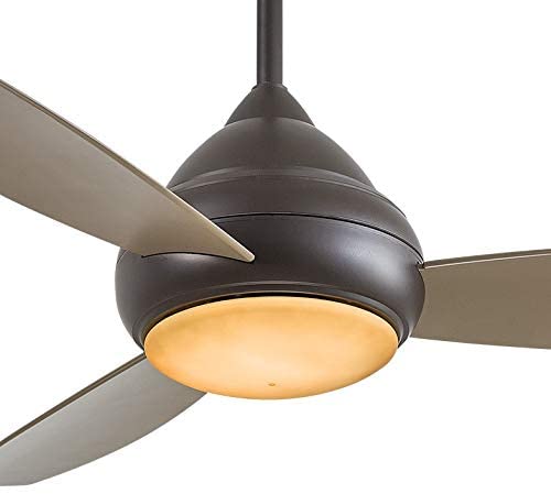Concept I Wet 52" Bronze LED Outdoor Ceiling Fan with Wall Control - Bees Lighting