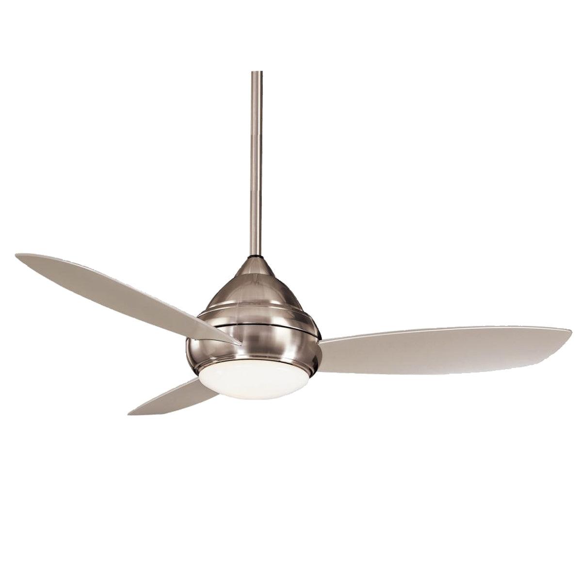 Concept I 58 Inch Modern Outdoor Ceiling Fan With Light And Wall Control, Marine Grade - Bees Lighting