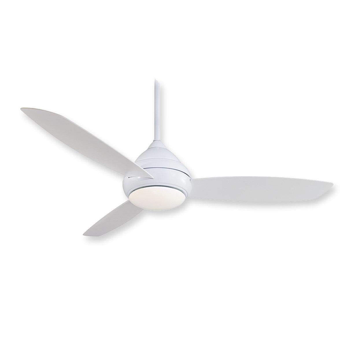 Concept I 58 Inch Modern Outdoor Ceiling Fan With Light And Wall Control, Marine Grade - Bees Lighting