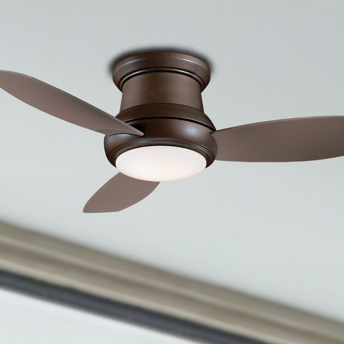 Concept II 52 Inch Modern Ceiling Fan With Light And Remote - Bees Lighting