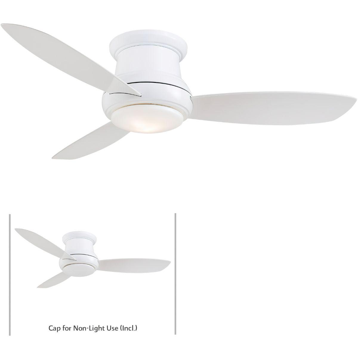 Concept II 52 Inch Modern Ceiling Fan With Light And Remote
