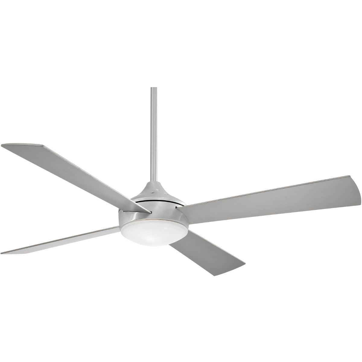 Aluma 52 Inch Modern Ceiling Fan With Light, Wall Control Included - Bees Lighting