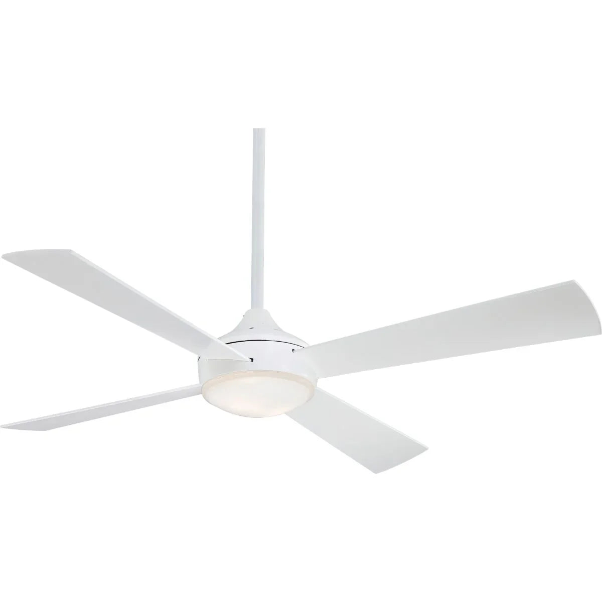 Aluma LED 52" White LED Ceiling Fan with Wall Control - Bees Lighting