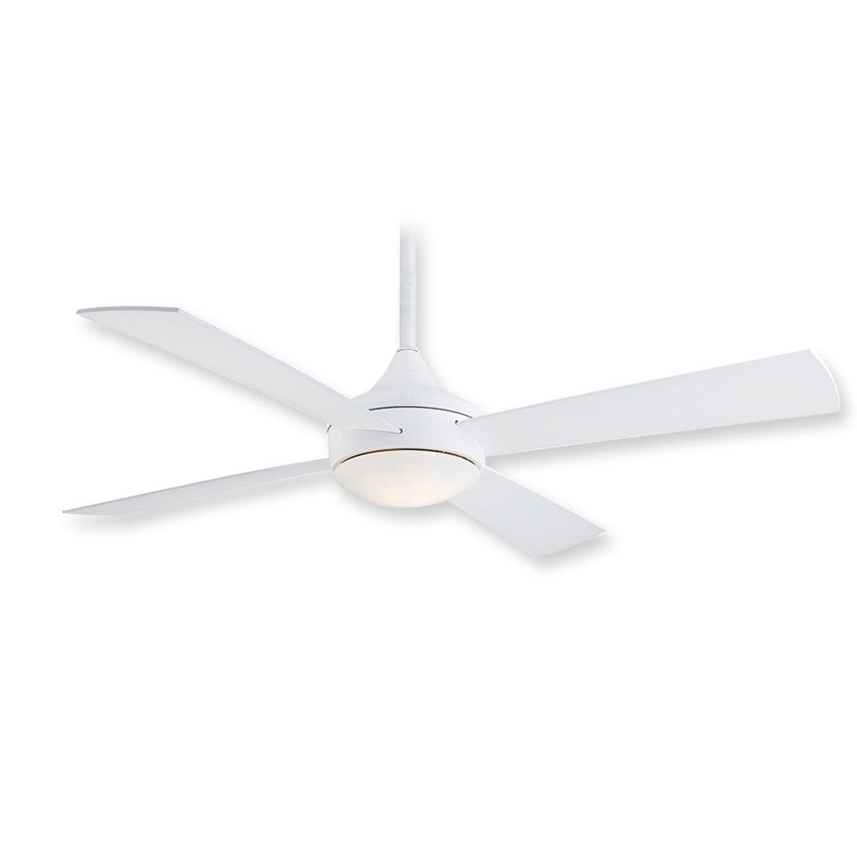 Aluma 52 Inch Modern Outdoor Ceiling Fan With Light And Remote - Bees Lighting