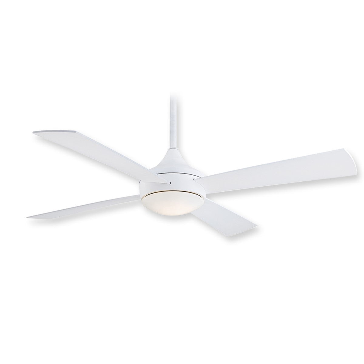 Aluma Wet 52" White LED Ceiling Fan with Remote - Bees Lighting