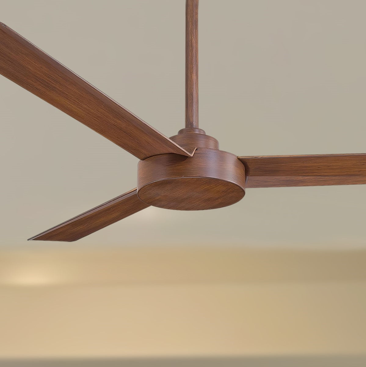 Roto 52" Koa Ceiling Fan with Wall Control - Bees Lighting