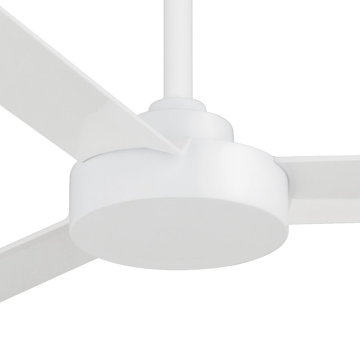 Roto 52" White Ceiling Fan with Wall Control - Bees Lighting