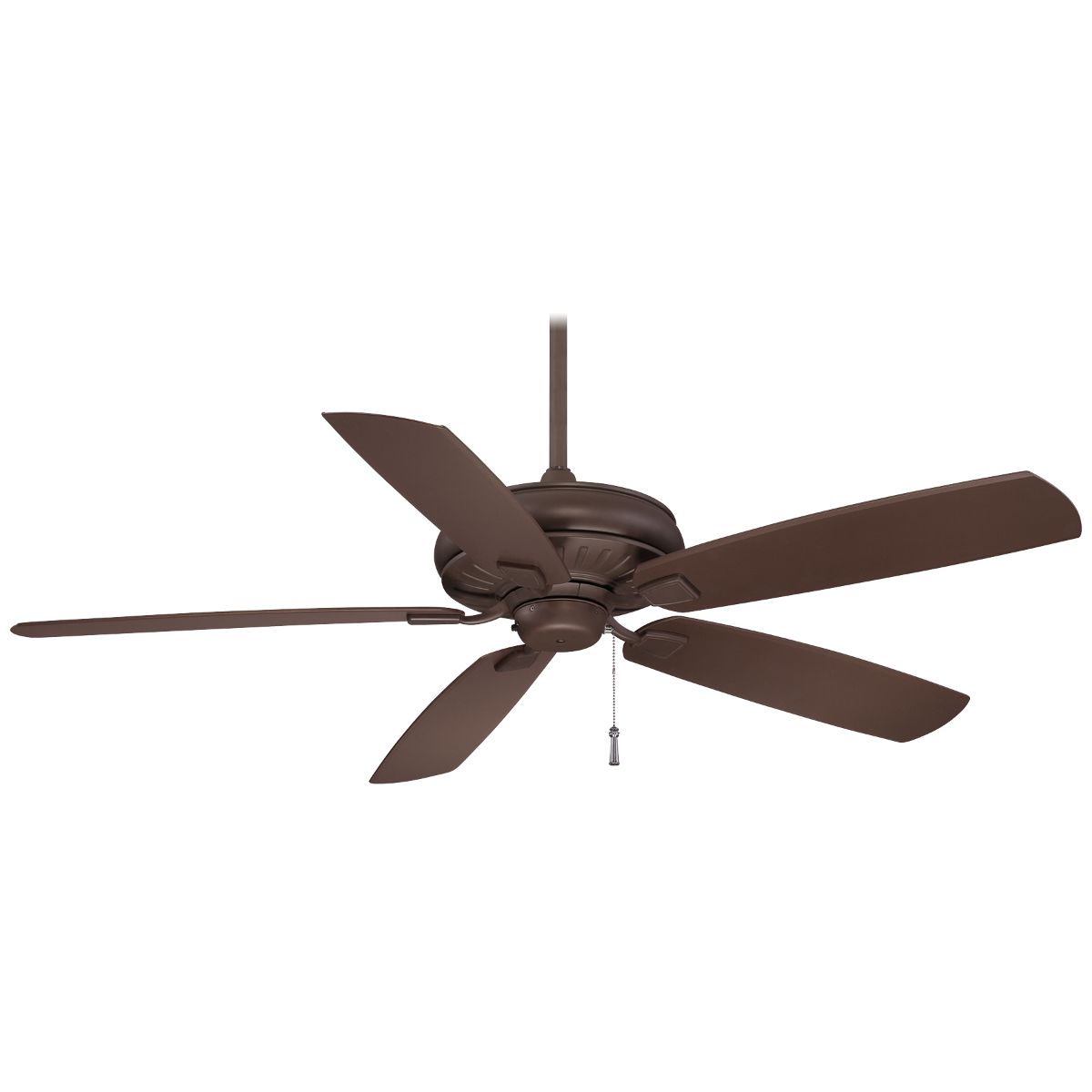 Sunseeker 60" Oil Rubbed Bronze Outdoor Ceiling Fan with Pull Chain - Bees Lighting