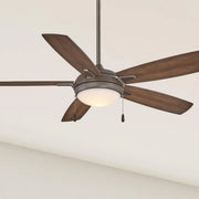 Lun-Aire LED 54" Bronze Ceiling Fan with Pull Chain - Bees Lighting