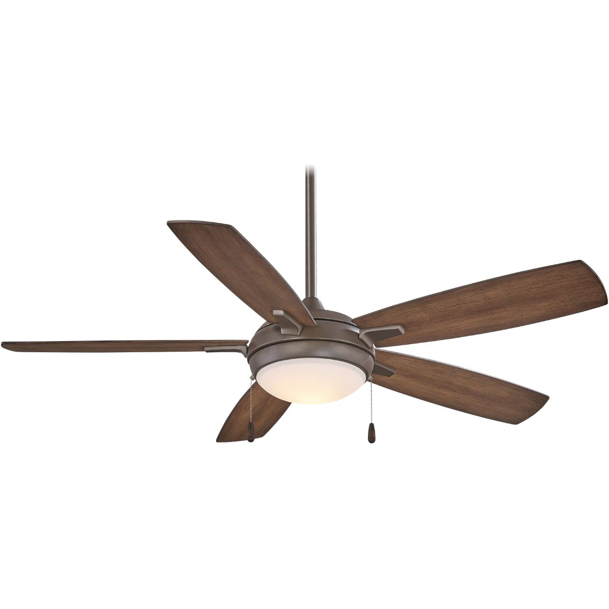 Lun-Aire LED 54" Bronze Ceiling Fan with Pull Chain - Bees Lighting