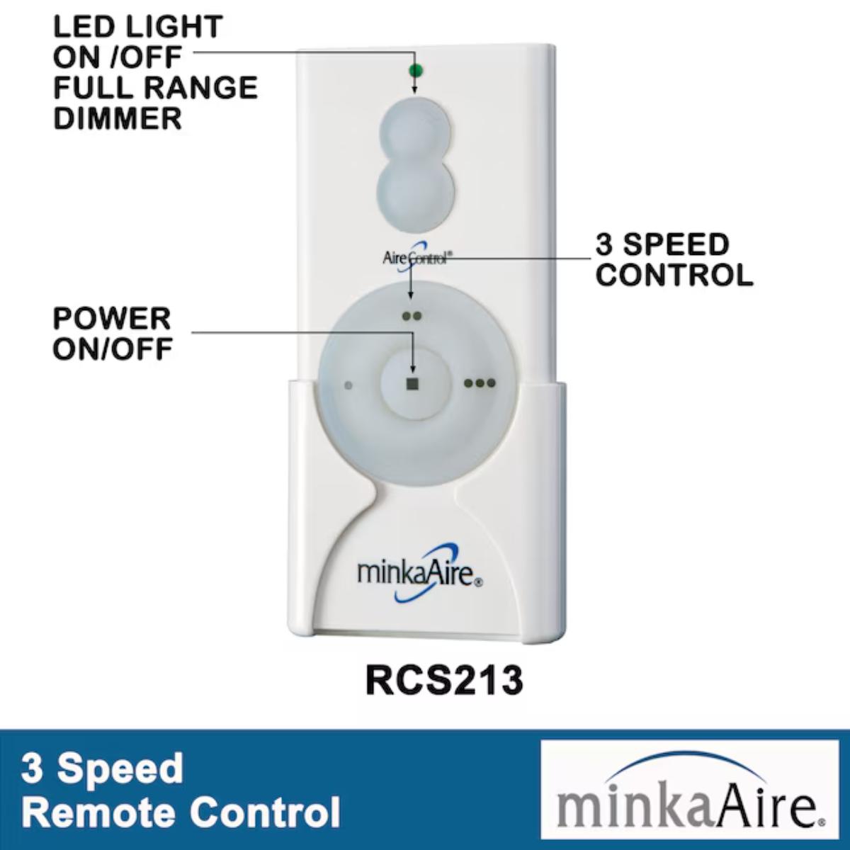 Roto LED 52" White Ceiling Fan with Etched Lens