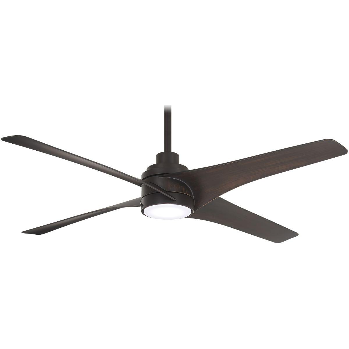 Swept LED 56" Kocoa Ceiling Fan with Remote - Bees Lighting
