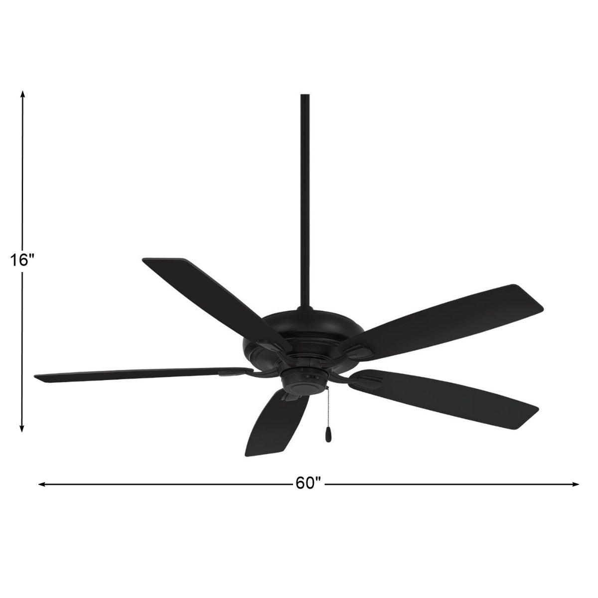 Watt 60 Inch Ceiling Fan With Pull Chain - Bees Lighting