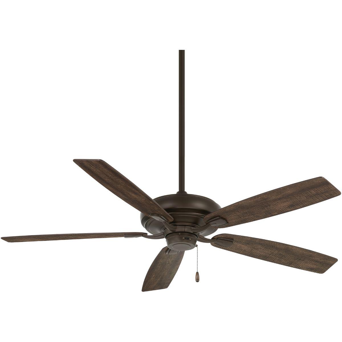 Watt 60" Oil Rubbed Bronze Ceiling Fan with Pull Chain - Bees Lighting