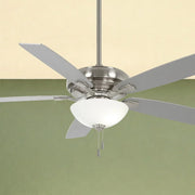 Watt II LED 60" Brushed Nickel Ceiling Fan with Pull Chain - Bees Lighting