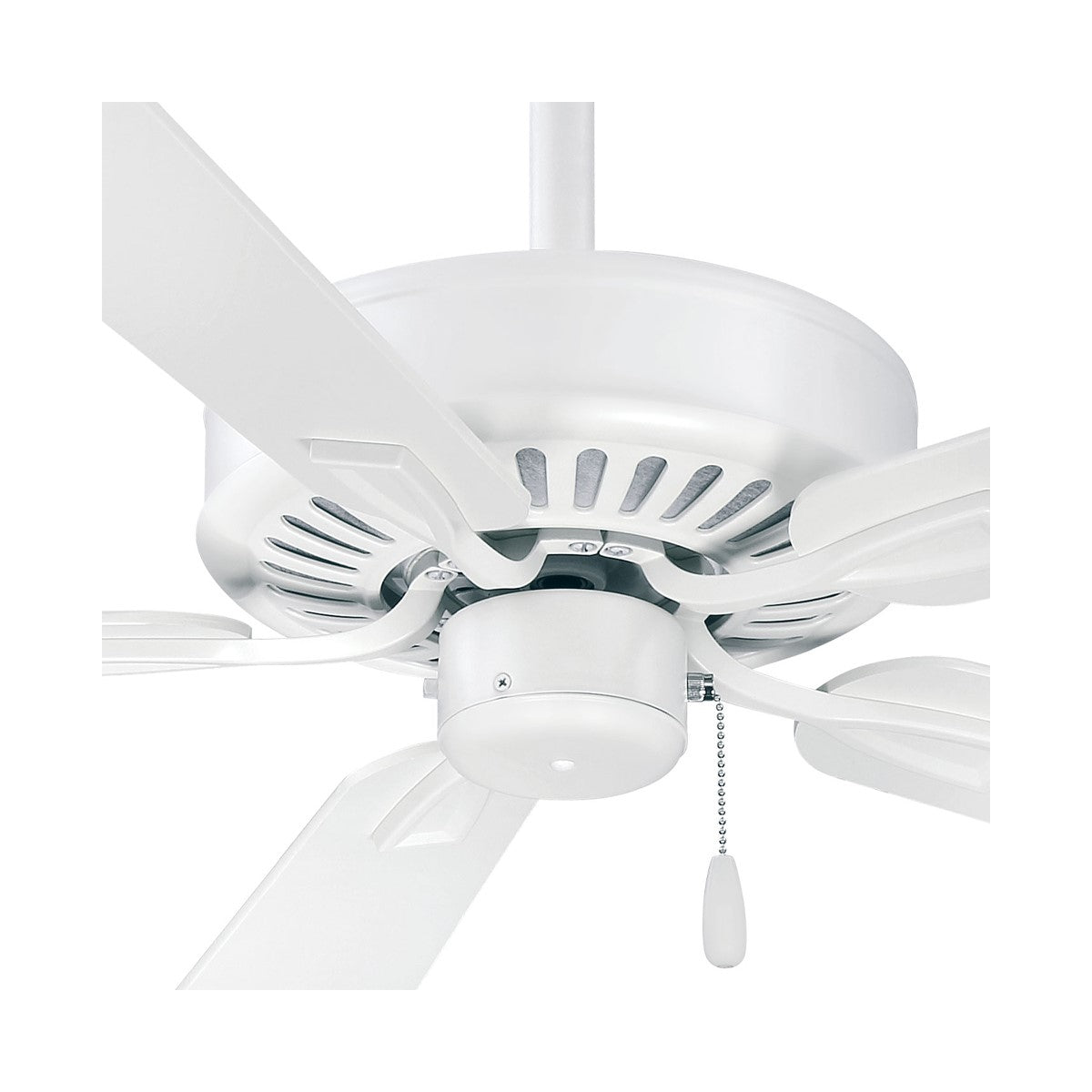 Contractor Plus 52" Ceiling Fan with Pull Chain, Flat White - Bees Lighting