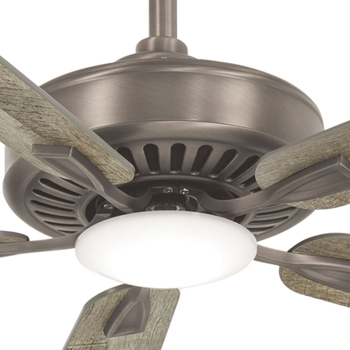 Contractor Plus LED 52" Ceiling Fan with Remote, Burnished Nickel - Bees Lighting