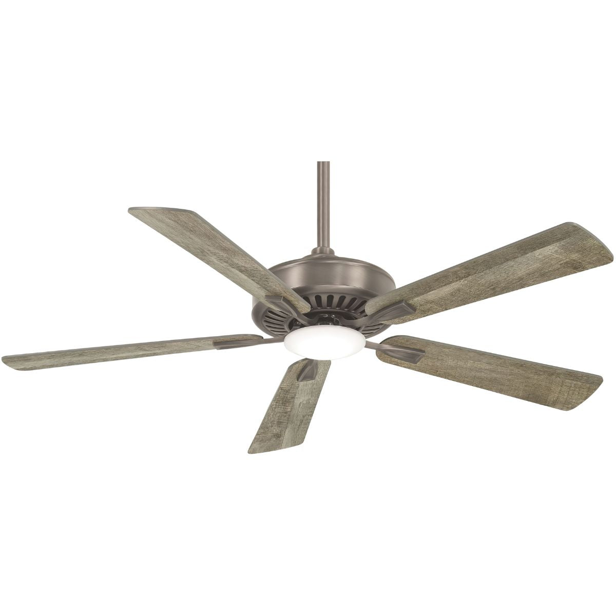 Contractor Plus LED 52" Ceiling Fan with Remote, Burnished Nickel - Bees Lighting