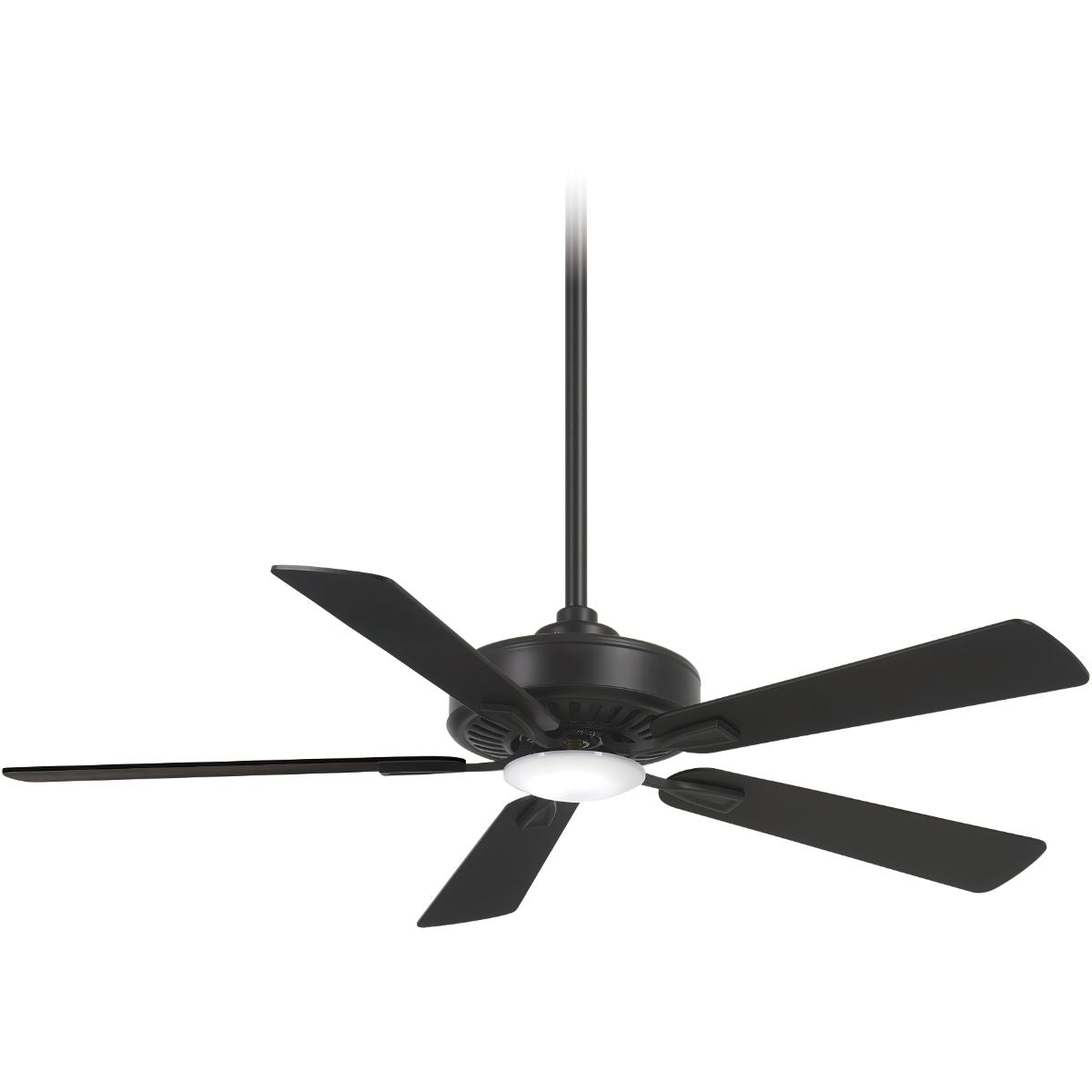 Contractor Plus LED 52" Ceiling Fan with Remote, Black Coal - Bees Lighting