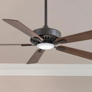 Contractor Plus LED 52" Ceiling Fan with Remote, Oil Rubbed Bronze - Bees Lighting