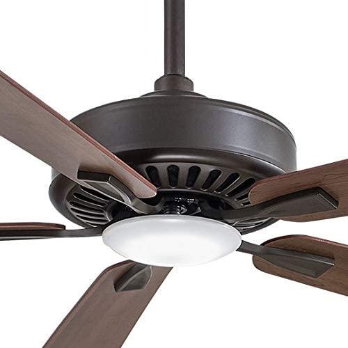 Contractor Plus LED 52 Inch Ceiling Fan with Light and Remote, Oil Rubbed Bronze - Bees Lighting