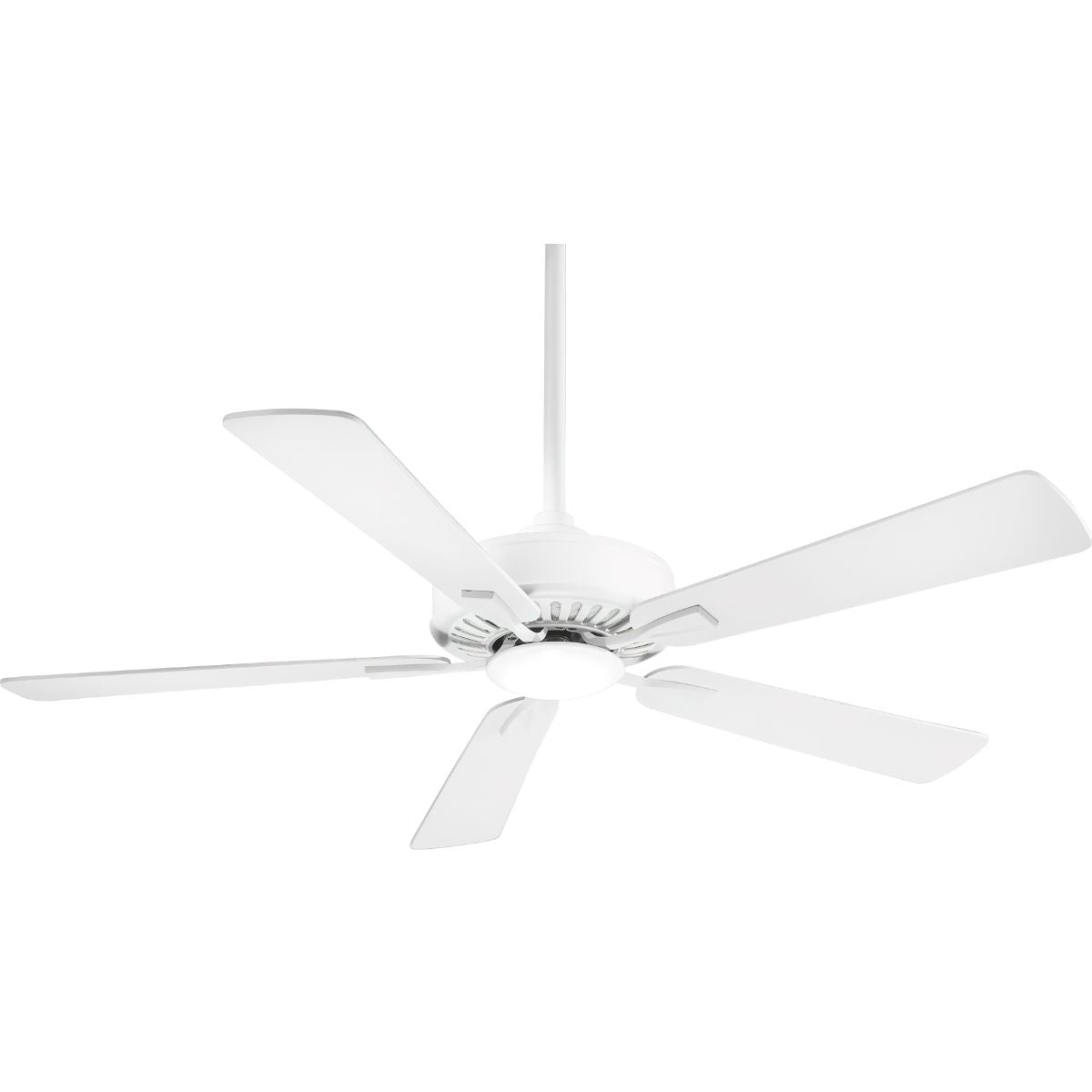 Contractor Plus LED 52" Ceiling Fan with Remote, Flat White - Bees Lighting