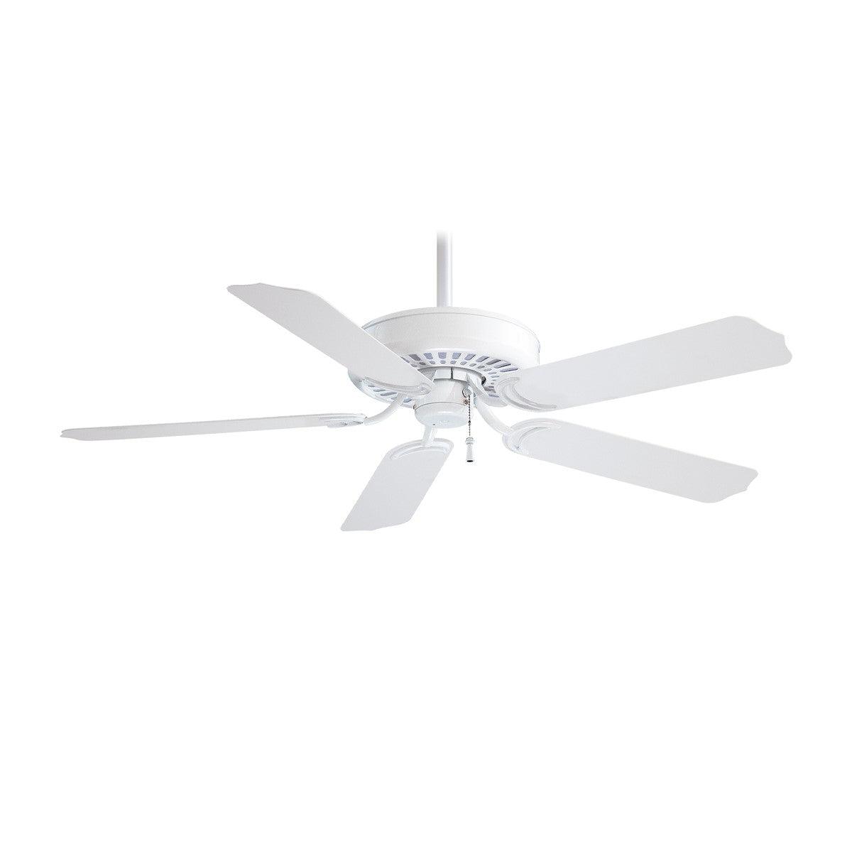 Sundance 52 Inch Outdoor Ceiling Fan With Pull Chain - Bees Lighting