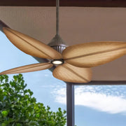 Gauguin LED 52" Bronze Outdoor Ceiling Fan with Wall Control - Bees Lighting