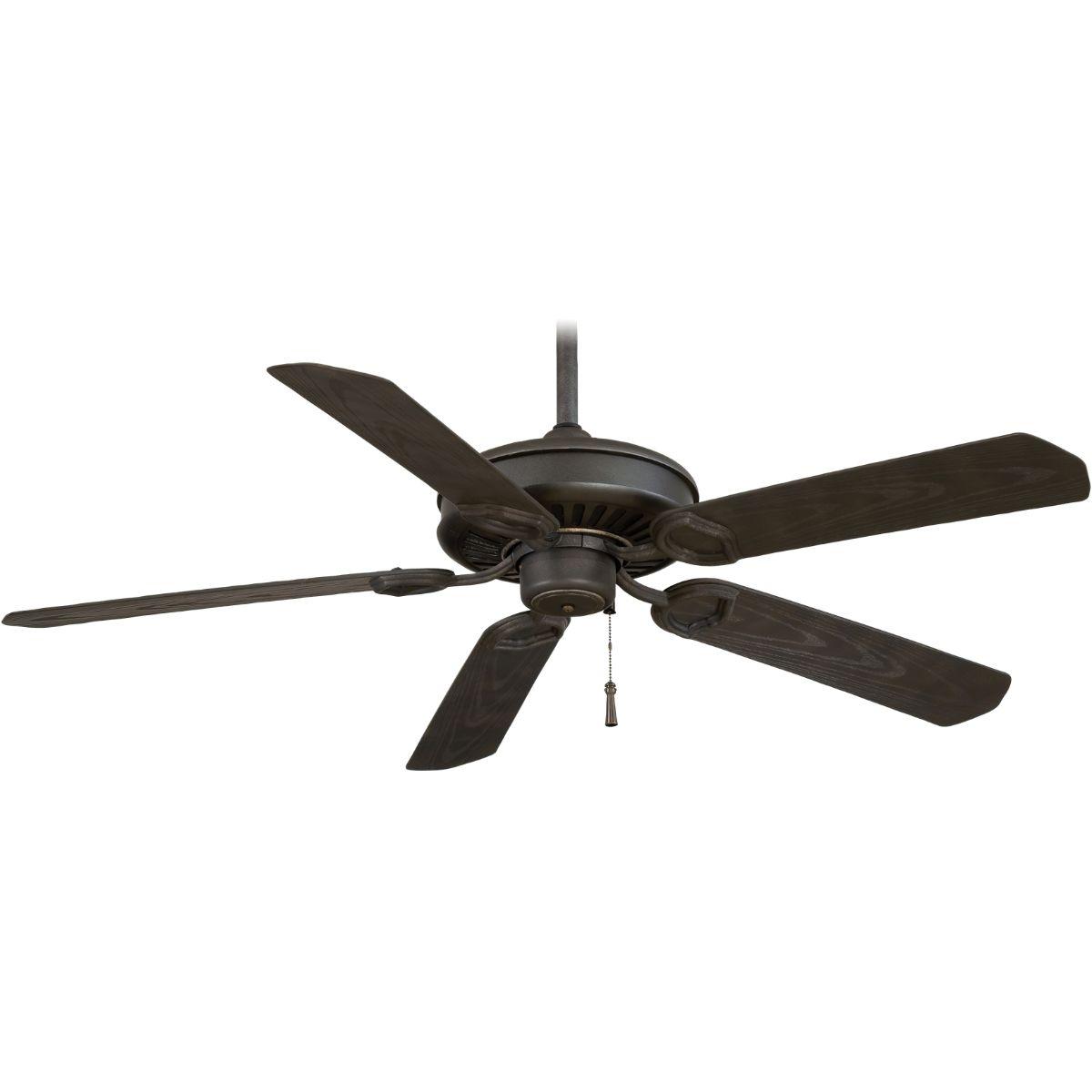 Sundowner 54 Inch Outdoor Ceiling Fan With Pull Chain - Bees Lighting