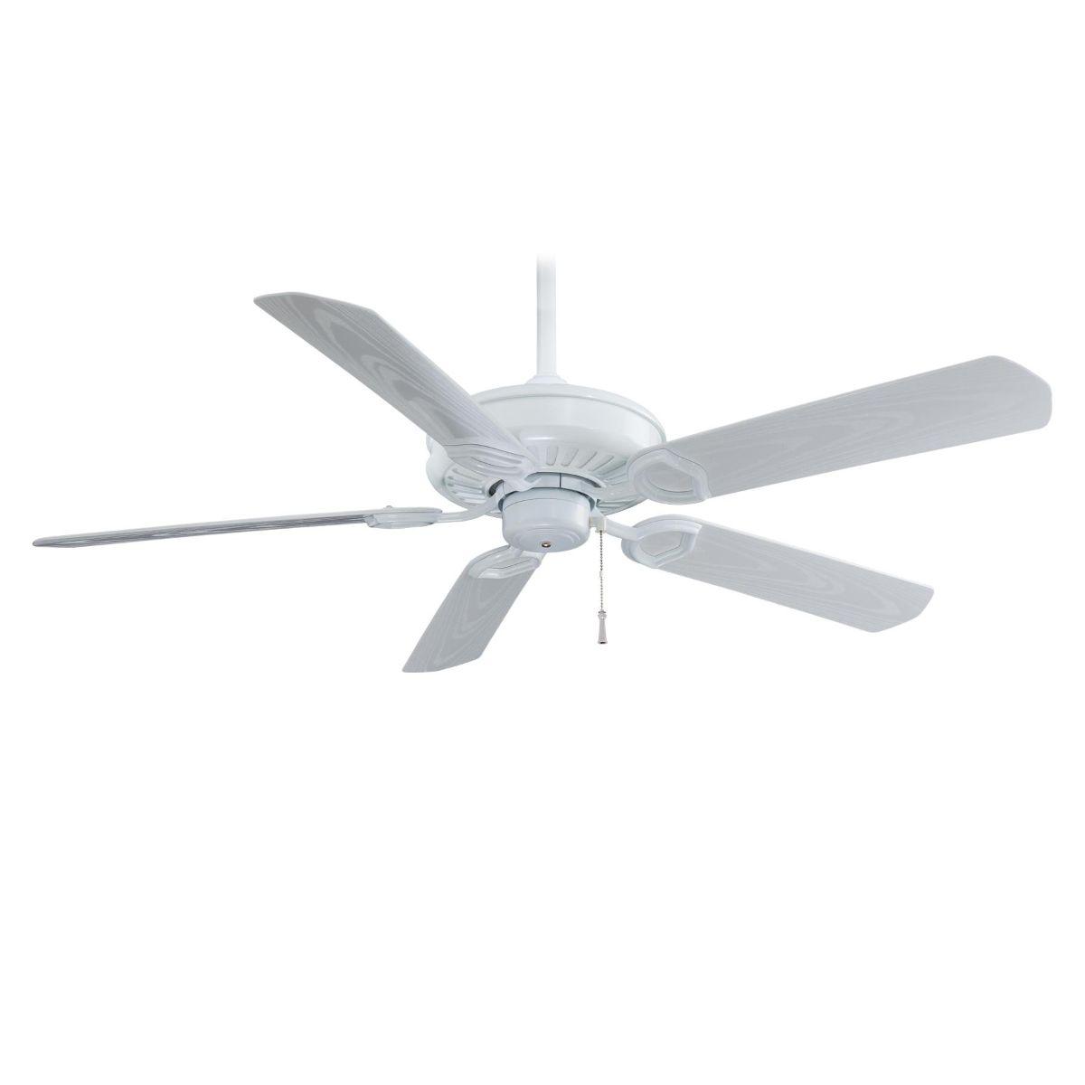 Sundowner 54 Inch Outdoor Ceiling Fan With Pull Chain - Bees Lighting