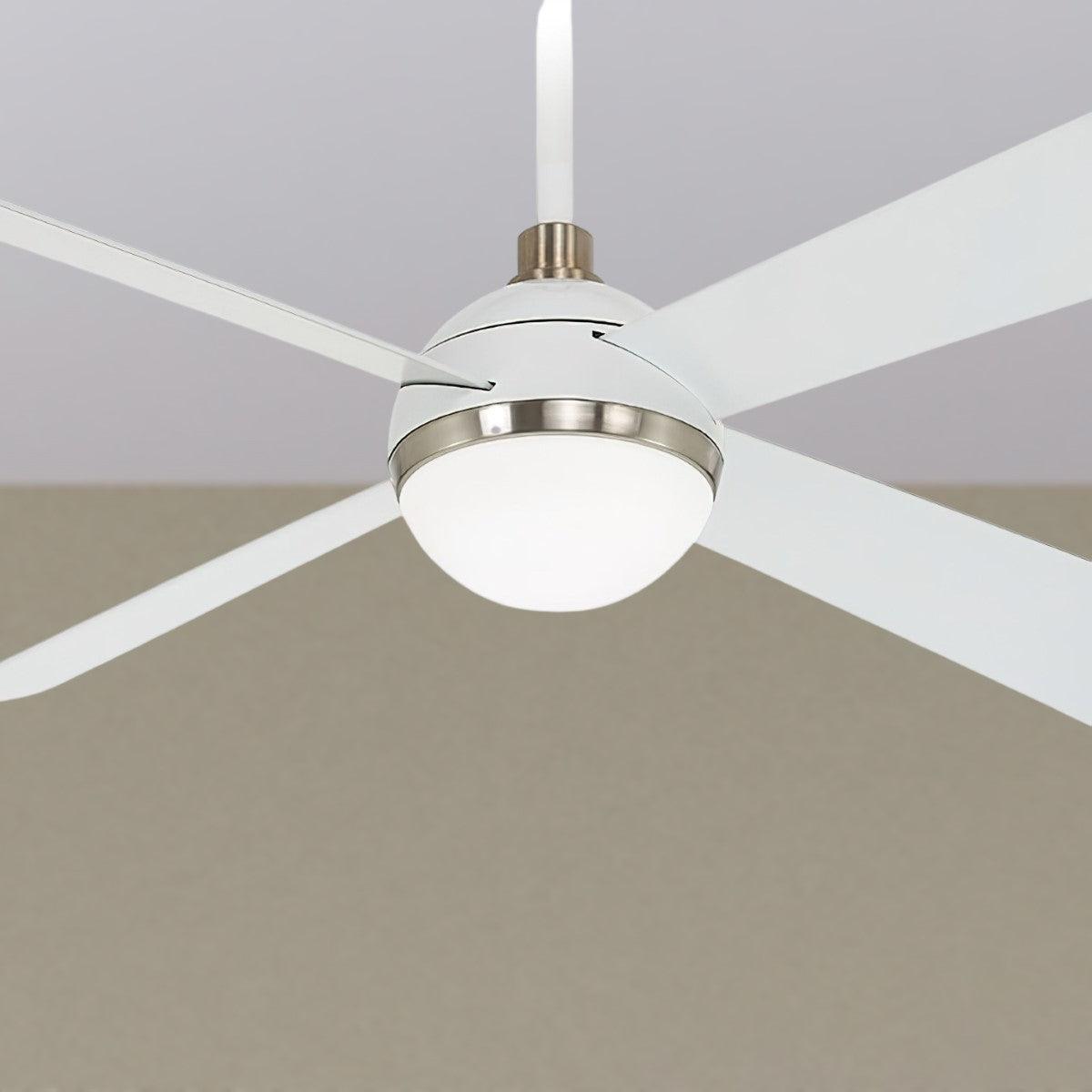 Orb 54 Inch Modern Ceiling Fan With Light And Remote - Bees Lighting