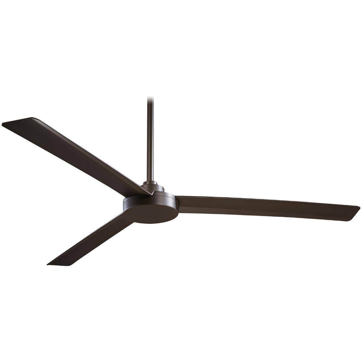 Roto XL 62" Bronze Wet Rated Ceiling Fan with Wall Control - Bees Lighting