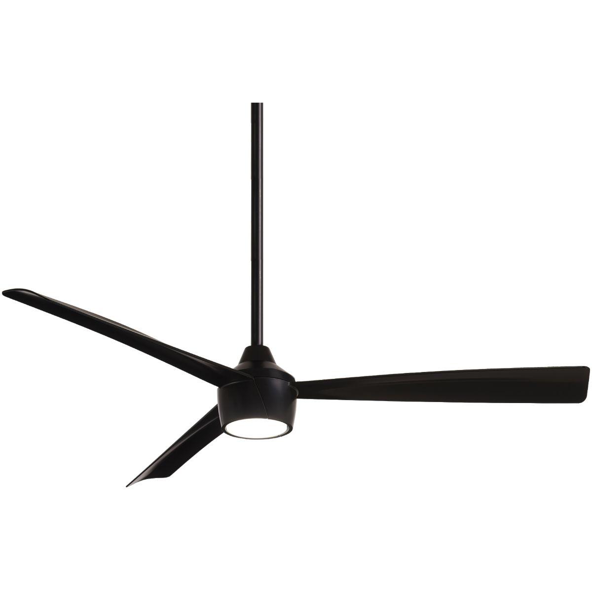 Skinnie LED 56" Coal Outdoor Ceiling Fan with Remote - Bees Lighting