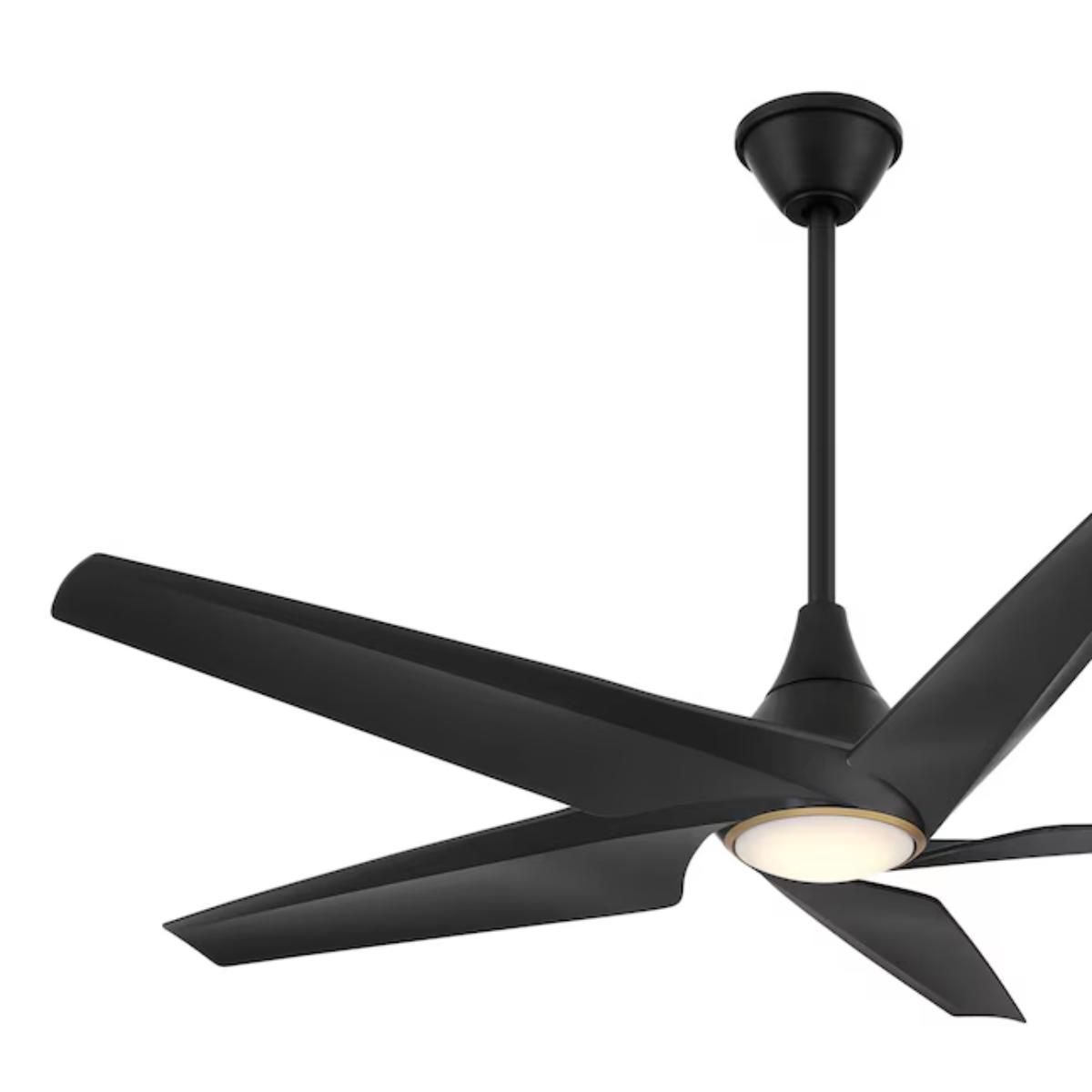 Switch 60" 5-Blade LED Smart Dual Mount Ceiling Fan, Black Coal - Bees Lighting
