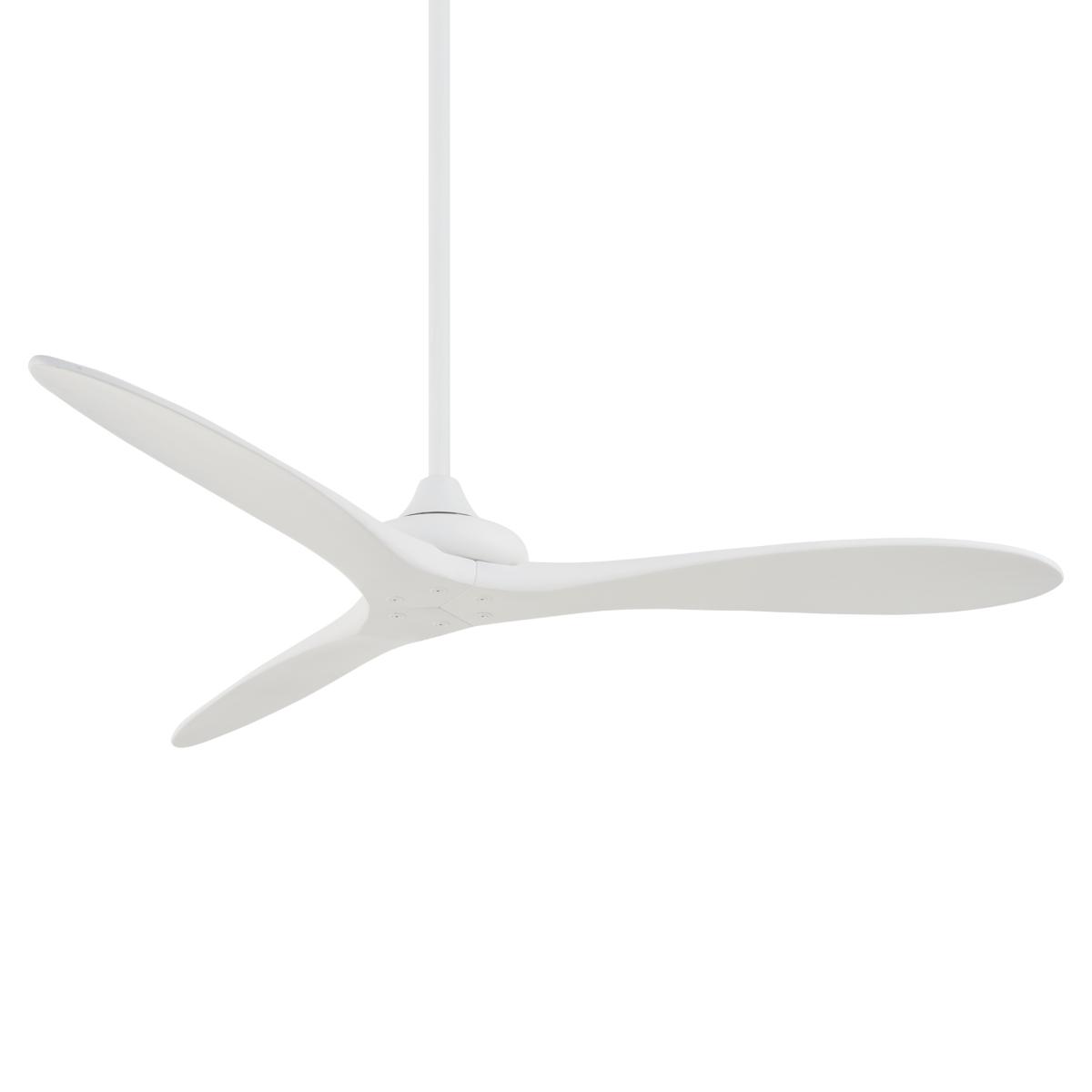 Vapor 60" Ceiling Fan with Remote, Flat White - Bees Lighting
