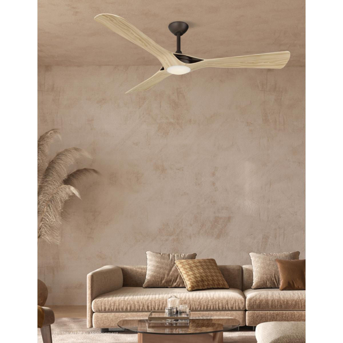 Bridge 60" Bronze LED Smart Ceiling Fan - Bees Lighting