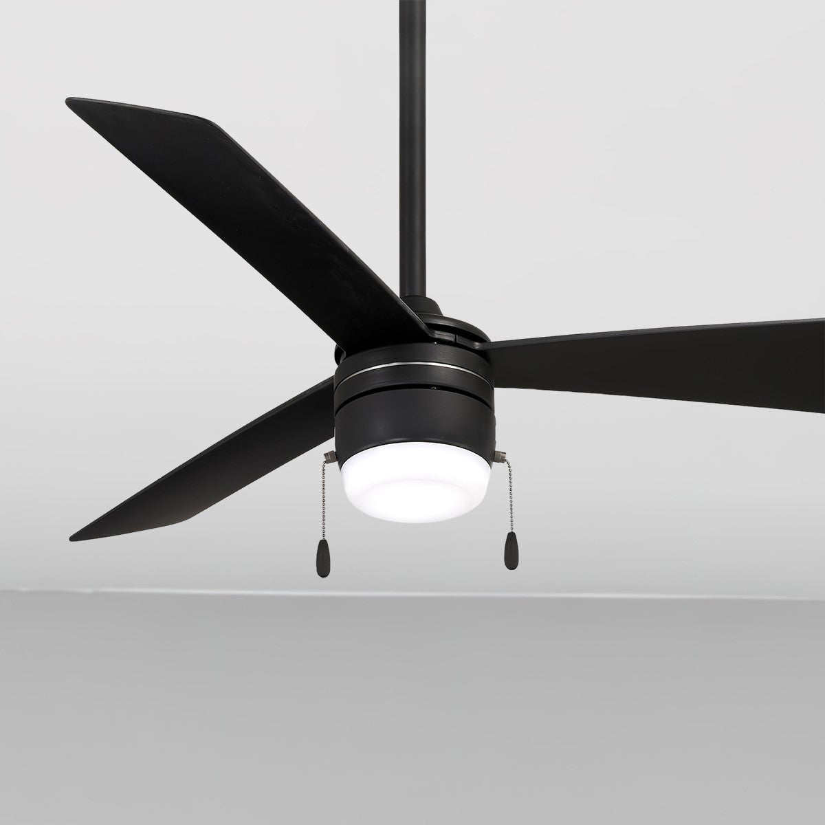 Vital LED 44" Black Coal Ceiling Fan with Pull Chain - Bees Lighting