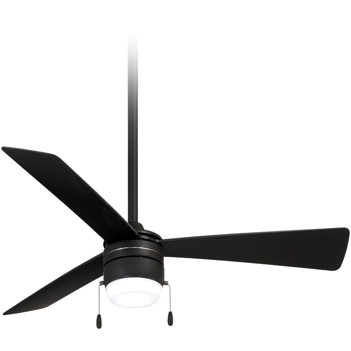 Vital LED 44" Black Coal Ceiling Fan with Pull Chain - Bees Lighting